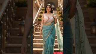 The Most Graceful Saree Walk? Stunning Indian Woman In Saree