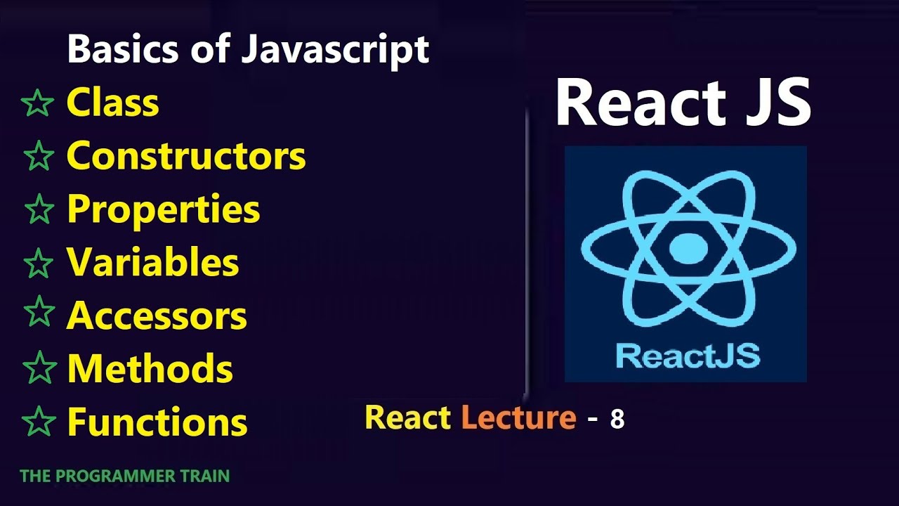 what is a class in javascript | React Lecture 8 | #react ...