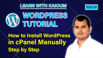 WordPress Bangla Tutorial #14 | How to Install WordPress in cPanel Manually Step by Step