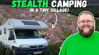Stealth camping in a TINY VILLAGE!