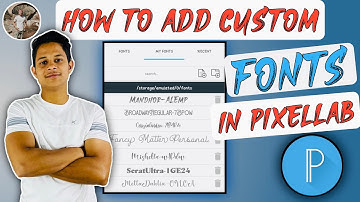 How To Add Custom Fonts In PIXELLAB App | Make Your Thumbnail Attractive
