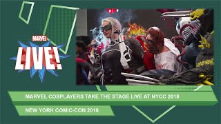 Marvel Becoming Cosplay photo-op at NYCC 2018!