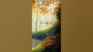 ربنا هب لنا من أزواجنا وذرياتنا قرة أعين واجعلنا للمتقين إماما . سورة الفرقان #قرآن_كريم