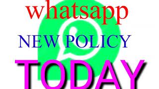 Whatsapp Update Today || New Policy Of Status || Privacy Policy || Good News