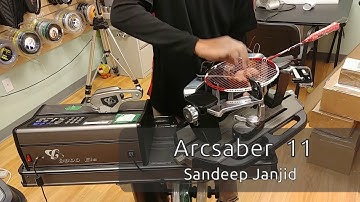 Time Lapse: How to String a Yonex Arcsaber 11 Badminton Racquet