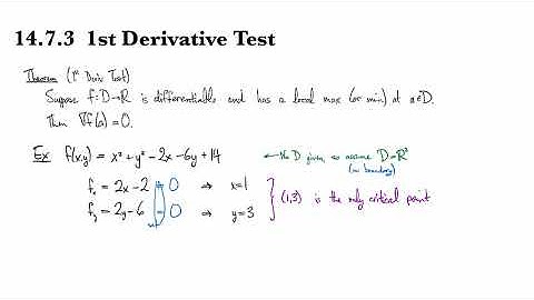 14.7.3 1st Derivative Test