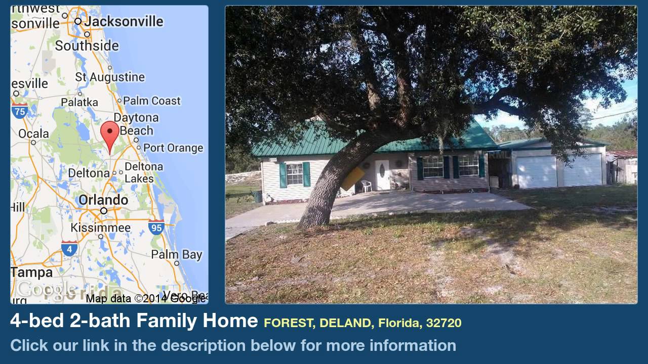 new homes in houston 4-bed 2-bath Family Home for Sale in Deland, Florida on florida-magic.com