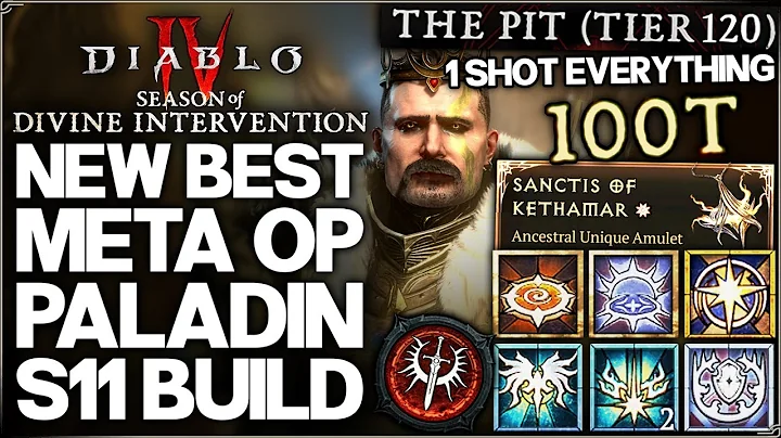 Diablo 4 - New Best OP 50 TRILLION DAMAGE Paladin Build - Season 11 Meta Fast Perfect Arbiter Guide!