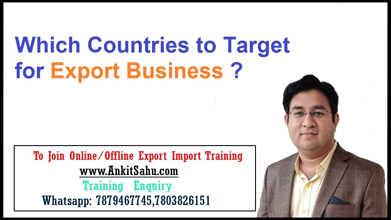 How to Select Target Market in Export Business Via Trademap - YouTube
