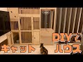 【DIY初心者が作る猫ハウス】多機能で快適な猫ケージを目指して
