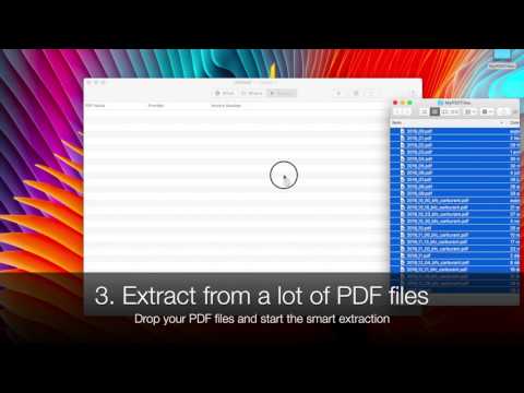 PDFZone app - PDF extraction or renaming based on predefined areas
