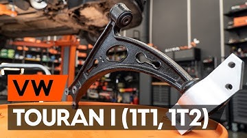Hoe een voorste draagarm vervangen op een VW TOURAN 1 (1T1, 1T2) [AUTODOC-TUTORIAL]