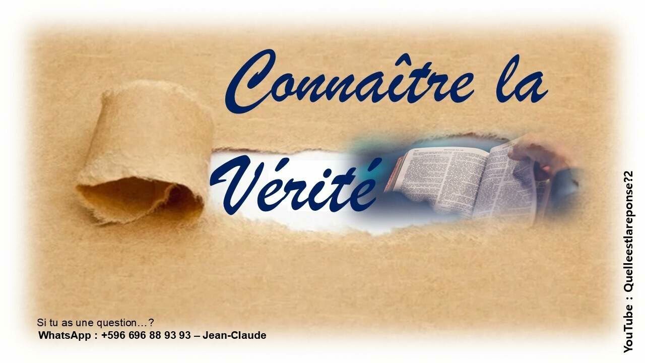 CONNAITRE LA VÉRITÉ - 28/02/26