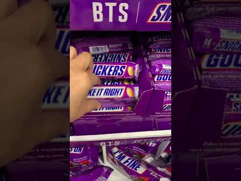 BTS PURPLE SNICKERS#choclate#shorts
