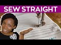 How to sew straight seam for beginners sewing sewingtips sewinghack