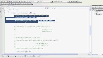 C# 4.0 new features -Covariance and Contravariance - VS2010 Part 1 of 2