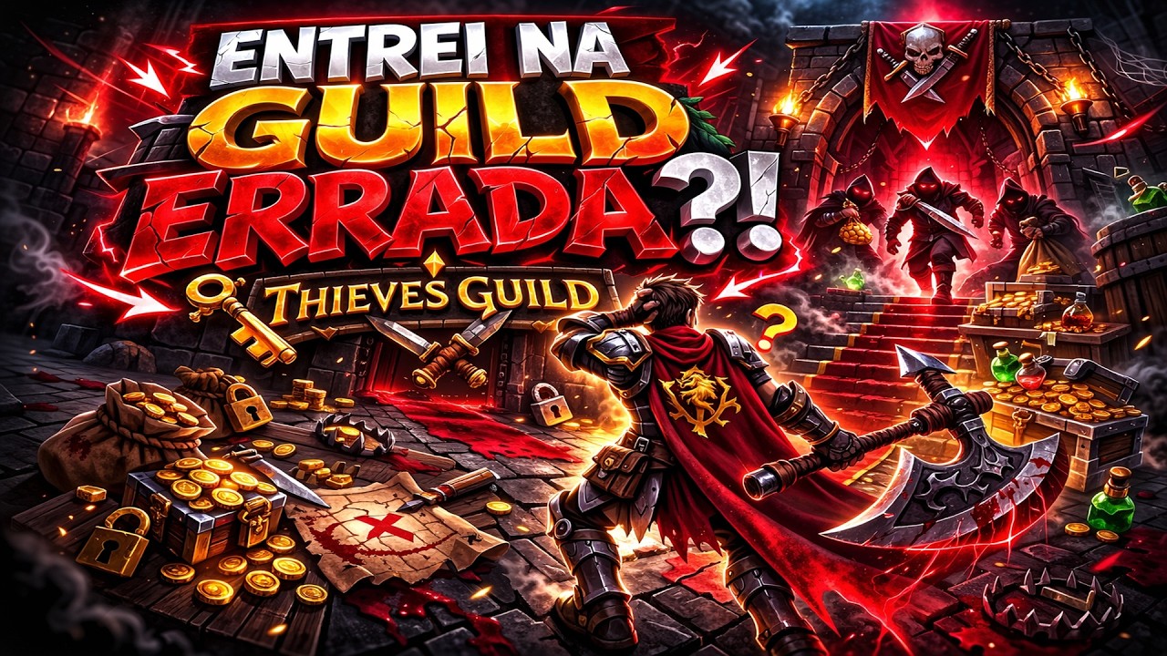 ENTREI NA THIEVES GUILD… O Knight FREE estava pronto pra isso? 😳