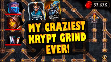 MK Mobile. My CRAZIEST Krypt Grind Ever. I Bought THE WHOLE STORE! Was It Worth It?