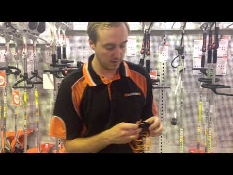 Como recarregar as STIHL FS55, FS85, FS90, FS110 e FS130 Super Cut 20-2