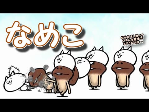なめこ 性能紹介 なめこからの挑戦状 なめこは1日にしてならず にゃんこ大戦争 Youtube