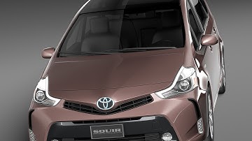 3D Model: Toyota Prius V 2015 - CGriver.com