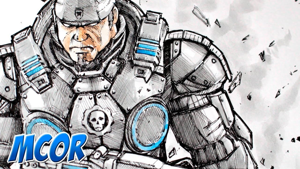 Detalle 47+ imagen gears of war dibujos