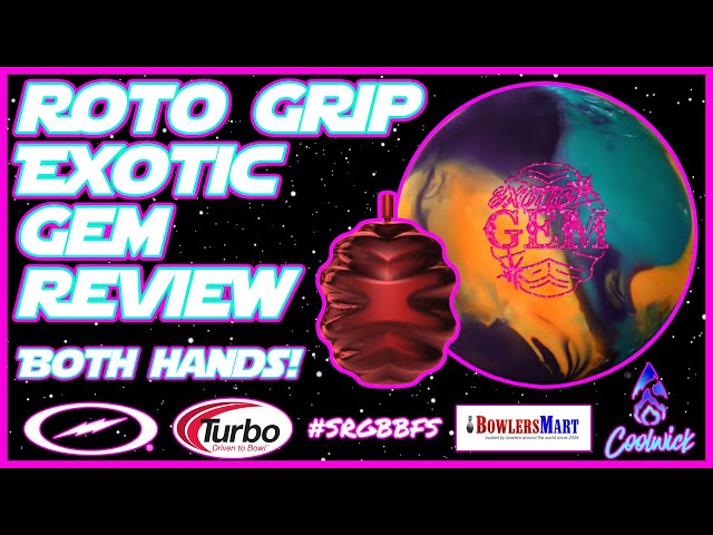 Roto Grip Exotic Gem Review - LEFTY VS RIGHTY! (2 Patterns