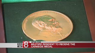 Milford resident to receive Carnegie Medal for bravery