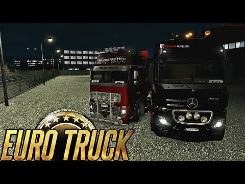 Euro Truck Simulator 2 Online ქართულად მოგზაურობა ბრიუსელში :D
