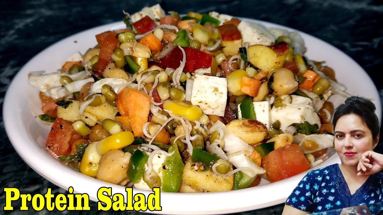 Protein Salad For Weight Loss l Protein Salad Recipes I प्रोटीन सलाद कैसे बनांए | Monicaz Kitchen
