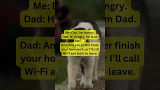 Dads Be Like: No Food Until Math is Done 📶📚