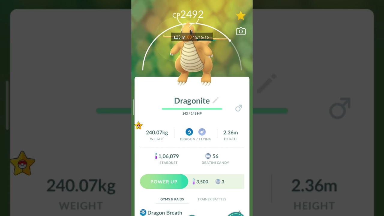 Best Dragonite moves for PVP 