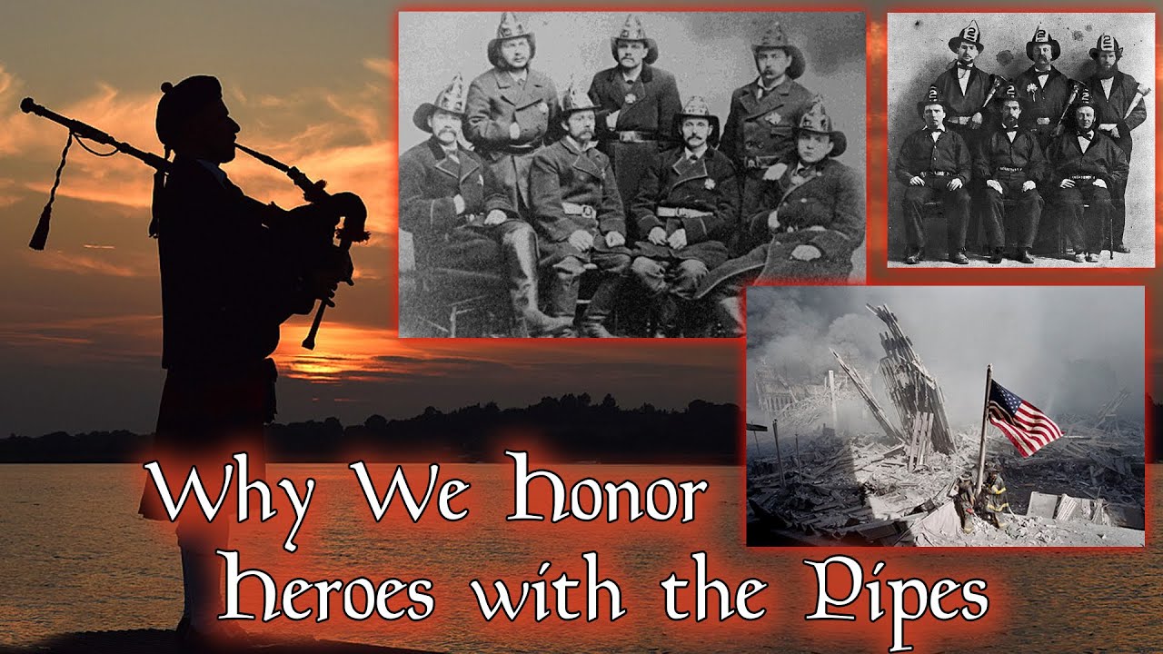 Почему волынка играет на похоронах пожарных и полицейских?