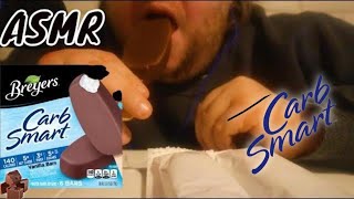 ASMR BREYERS CARB SMART CHOCOLATE VANILLA BARS SO GOOD ASMR MUKBANG GREAT SOUNDS