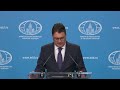 Briefing by Deputy Director of the Information and Press Department A.Fadeev, Moscow, August 6, 2026
