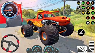 Monster Truck 4x4 Racing Simulator - Real Jeep Mud and Rocks Driving Android GamePlay screenshot 2