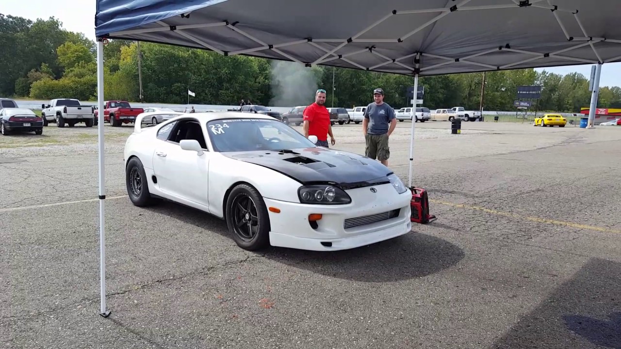 Supra Nitrous Spool Test Drag Week 2016 YouTube