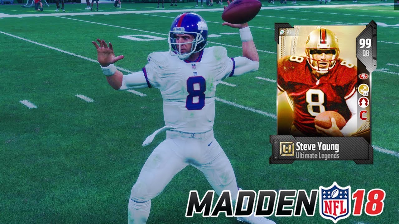 ULTIMATE LEGEND STEVE YOUNG!  | MADDEN 18 ULTIMATE TEAM GAMEPLAY