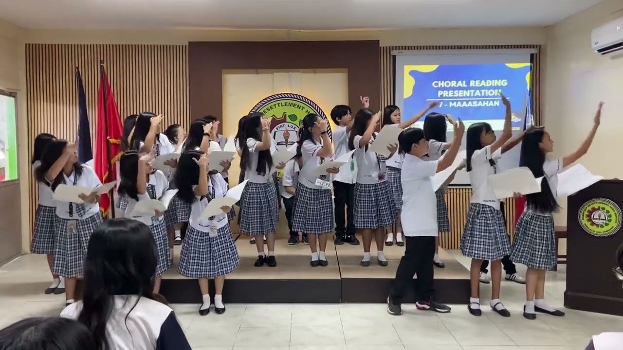 MaRHS National Reading Month 2024 Grade 7 Choral Reading “The Power of Pages”