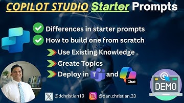 Copilot Studio Starter Prompts