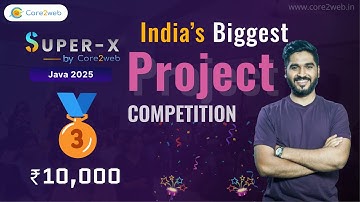 3rd Rank SuperX 2025 Java project competition: Smart Samadhan -Civic Domain #java #projects