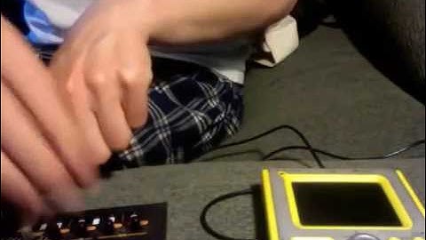 Korg KAOSSILATOR and MONOTRON delay noise jam