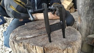 Blacksmithing - Hand Forged Stump Vise - Kovanje - Ručno Kovani Škripac Za Panj by DSW Handcraft 575 views 4 years ago 16 minutes