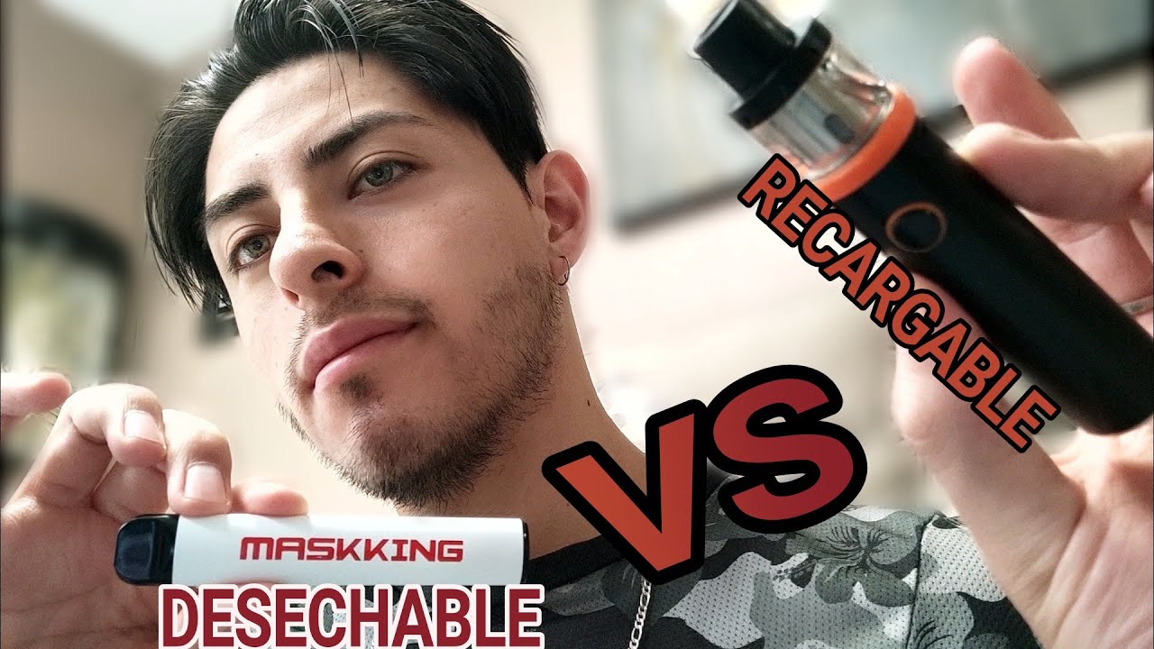 Vape Desechable VS Vape Recargable / Precio, Cant. Vapor, Duración /  MASKKING VS PEN22 