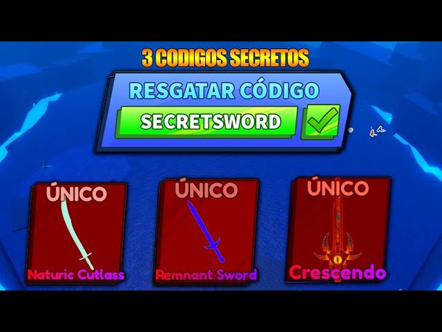 Novo* codigo Para ganhar uma Espada Mitica Free!!!! (Bola de