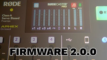 Rodecaster Pro Firmware Update - Latest Features in 2.0.0
