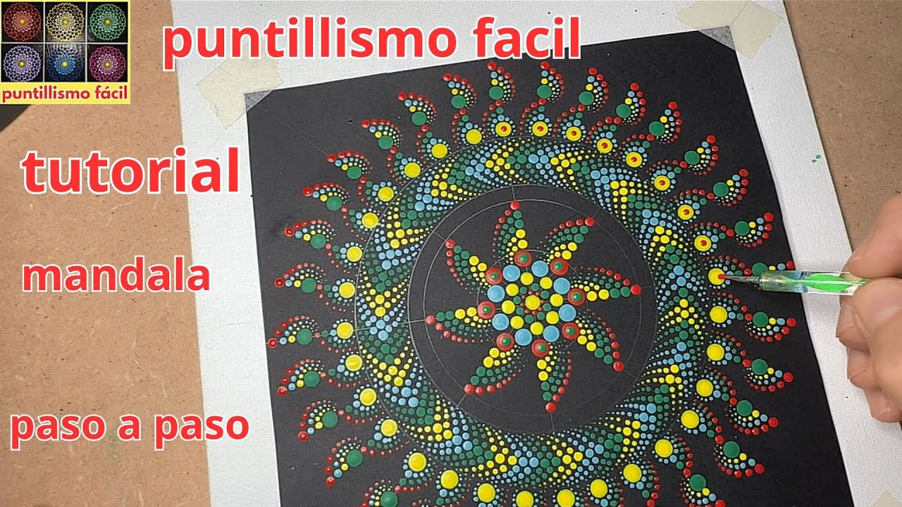 puntillismo paso a paso para principiantes