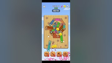 Wood Screw Puzzle - Level 64 Walkthrough Solution