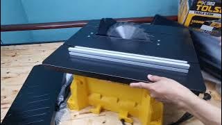 Cưa bàn Tolsen đã về giá quá tốt chỉ 4.157k có kèm chân 1500w đĩa 250mm