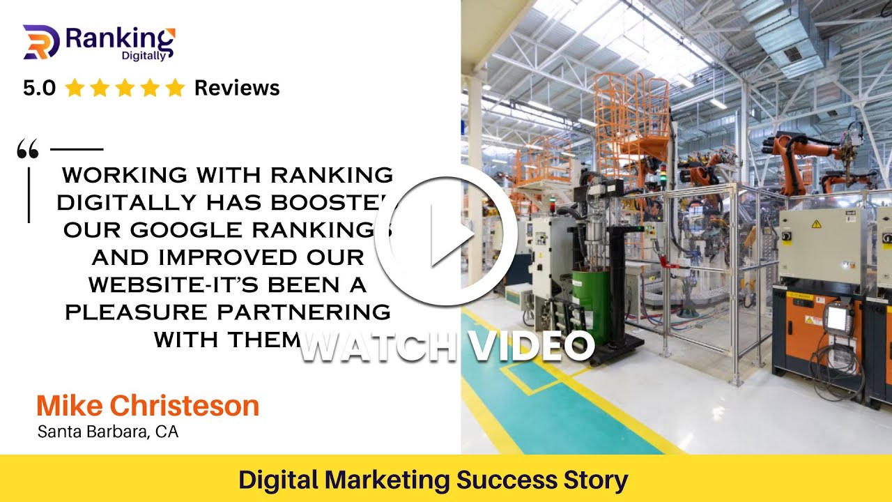 Ranking Digitally Reviews: Digital Marketing Success Testimonial by Mike Christeson.